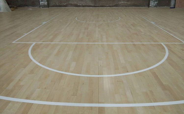 硬木企口运动篮球地板怎么翻新