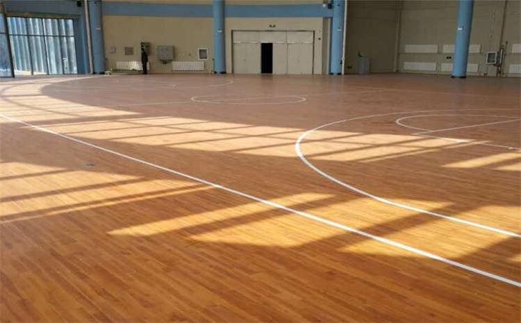 学校NBA篮球场木地板报价