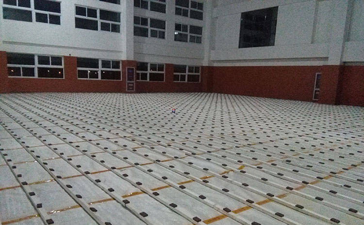 重庆专业的风雨操场地板单层龙骨结构